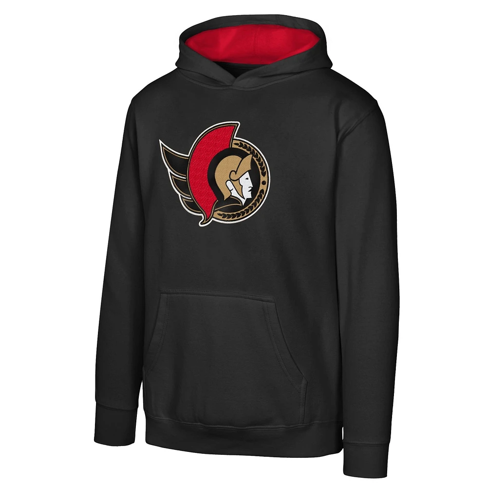 NHL Youth Hoodie Black Prime Senators