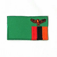 Country Patch Flag Zambia