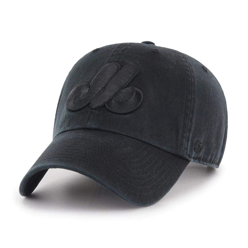 MLB Hat Clean Up Black on Black Expos