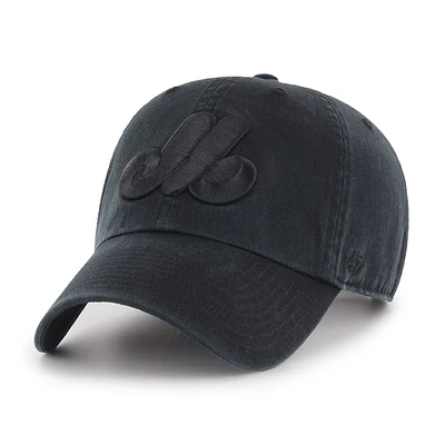 MLB Hat Clean Up Black on Black Expos