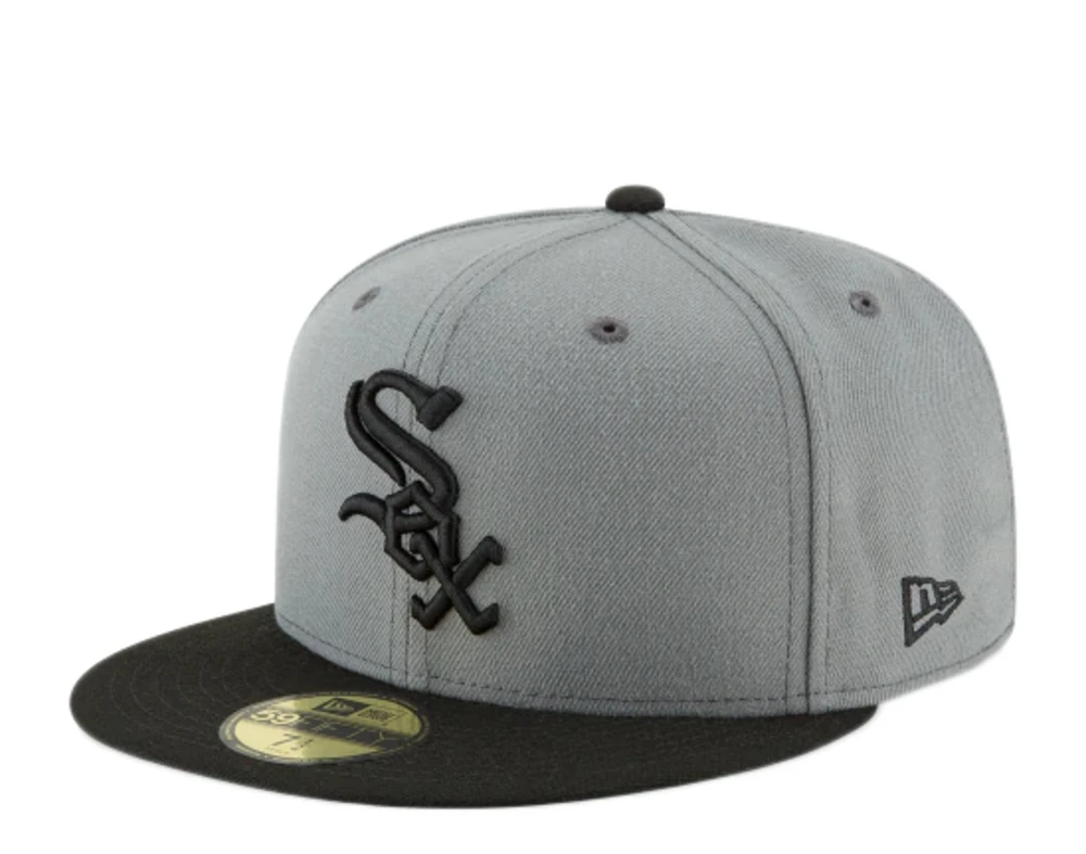 MLB Hat 5950 Basic Storm Gray White Sox