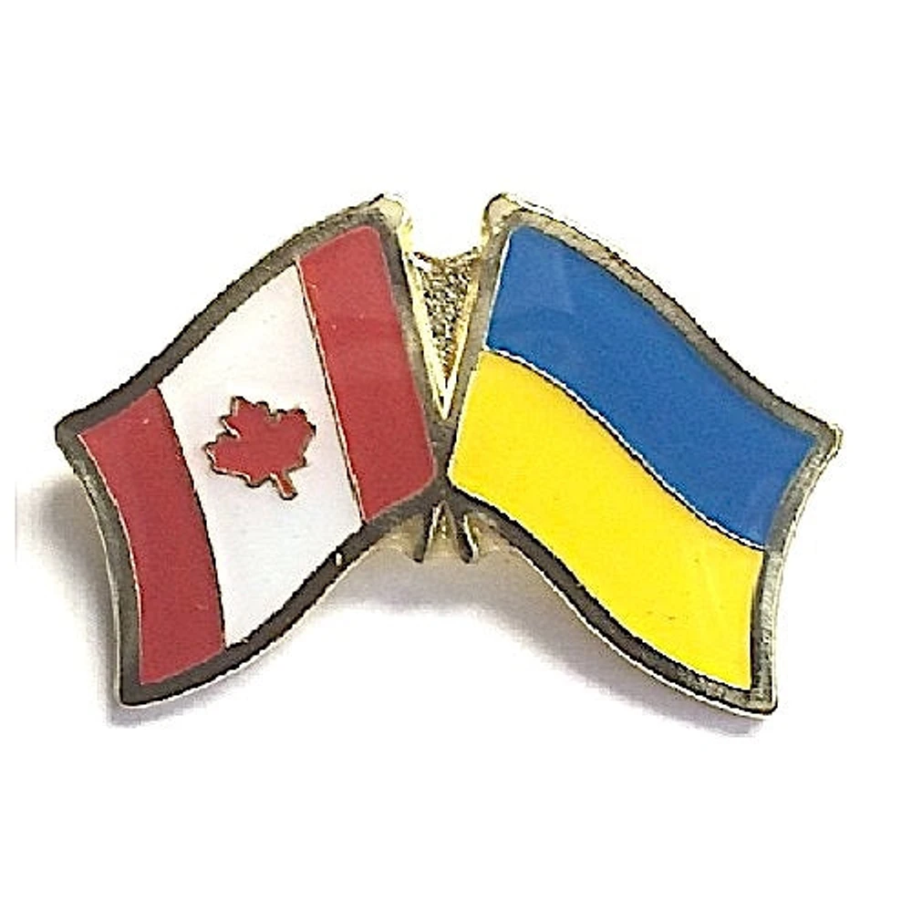 Country Lapel Pin Friendship Ukraine