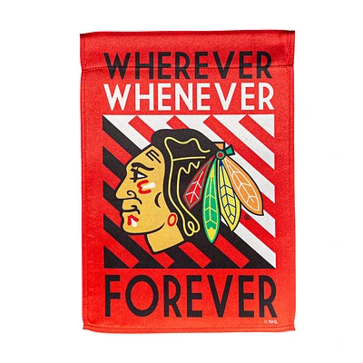 NHL Decorative Flag Banner WWF Blackhawks