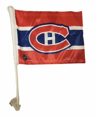 NHL Car Flag 11x15 Logo Canadiens