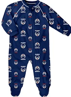 NHL Infant Onesie Raglan Zip Up Oilers