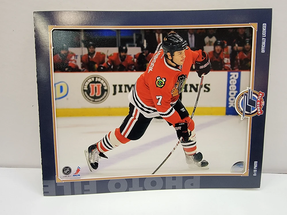 NHL 8x10 Player Photograph Brent Seabrook Blackhawks