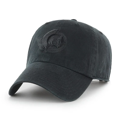 NHL Hat Clean Up Black On Black Senators