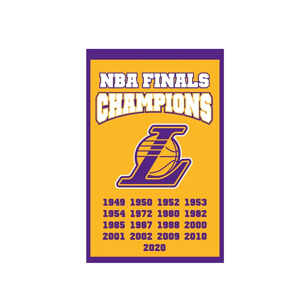 NBA Champions Banner Lakers