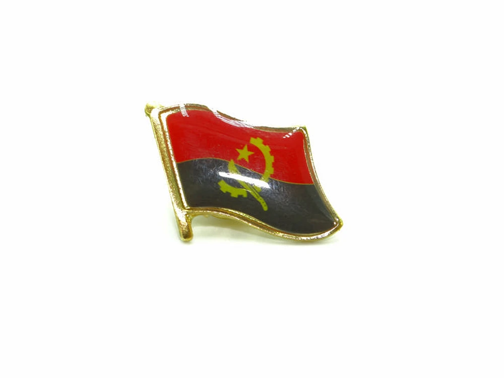 Country Lapel Pin Flag Angola