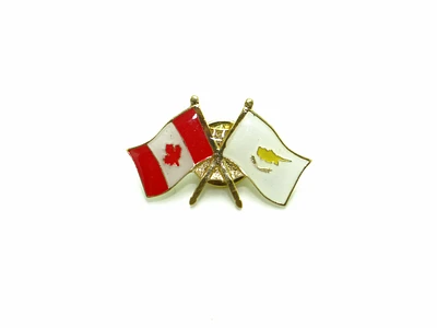 Country Lapel Pin Friendship Cyprus