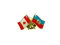 Country Lapel Pin Friendship Haiti