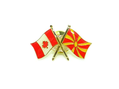 Country Lapel Pin Friendship Macedonia