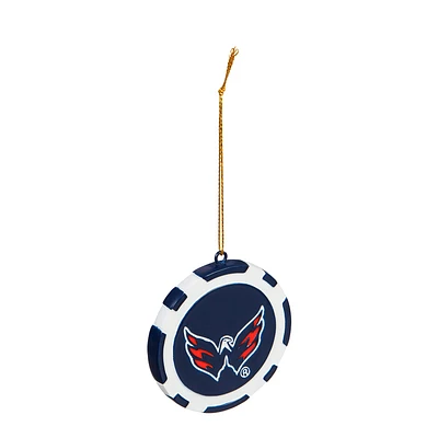 NHL Ornament Game Chip Capitals