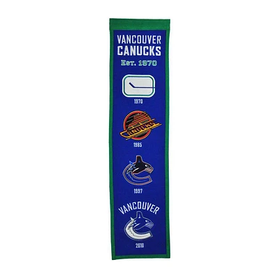 NHL Heritage Banner Canucks