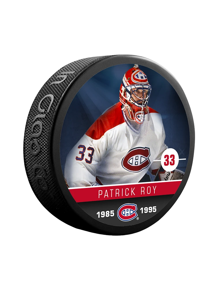 NHL Alumni Player Puck Patrick Roy Canadiens