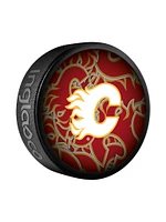 NHL Puck Souvenir Collector Clone Flames