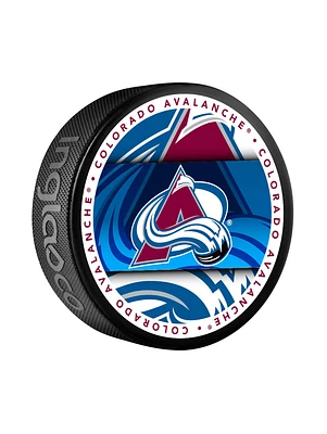 NHL Puck Souvenir Collector Medallion Avalanche