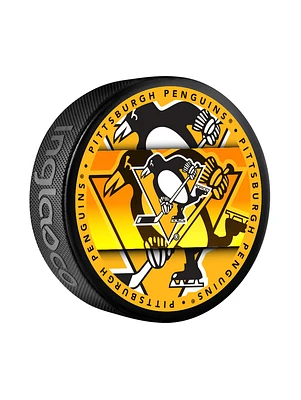 NHL Puck Souvenir Collector Medallion Penguins