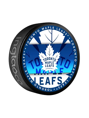 NHL Puck Souvenir Collector Medallion Maple Leafs