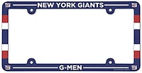 NFL License Plate Frame Plastic Giants