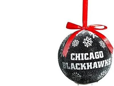 NHL Ornament LED Ball Blackhawks