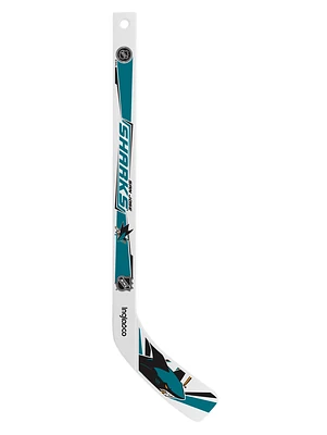 NHL Mini Stick Breakaway Sharks (White)