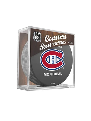 NHL Puck Coasters Canadiens