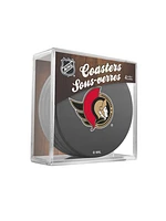 NHL Puck Coasters Senators