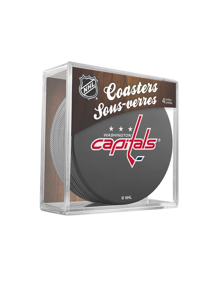 NHL Puck Coasters Capitals