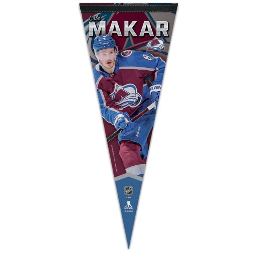 NHL Player Felt Pennant Cale Makar Avalanche