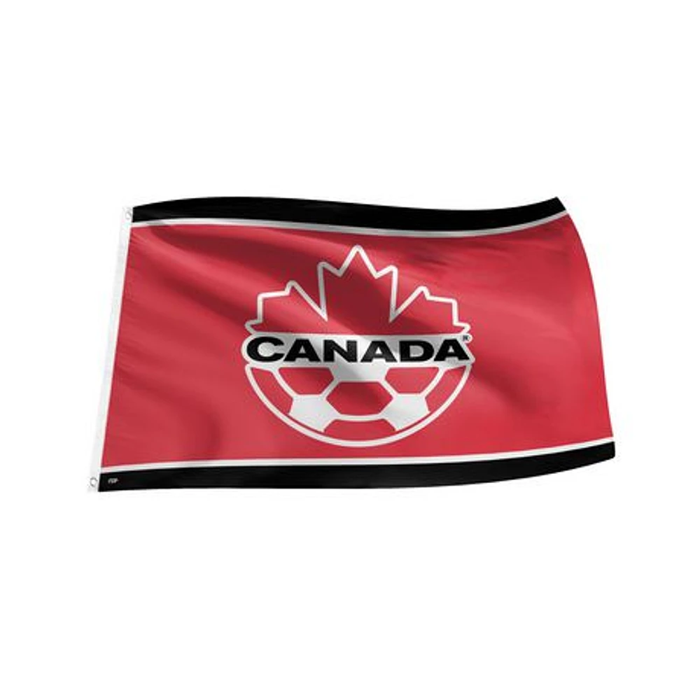 Canadian Soccer Association Flag 3x5 Logo Team Canada