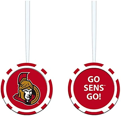 NHL Ornament Game Chip Senators