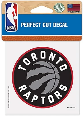 NBA Perfect Cut Decal 4x4 Raptors