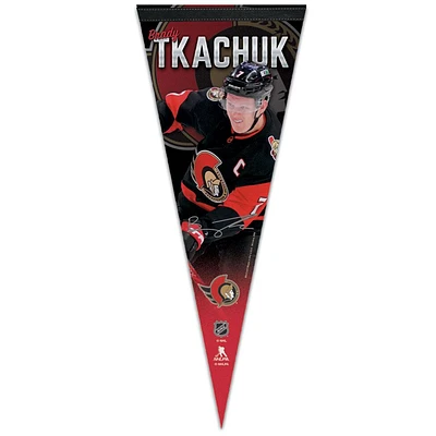 NHL Player Felt Pennant Brady Tkachuk Senators