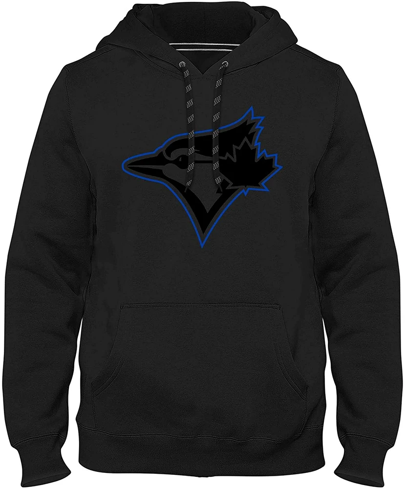 MLB Hoodie Back Black Express Blue Jays