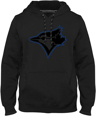 MLB Hoodie Back Black Express Blue Jays