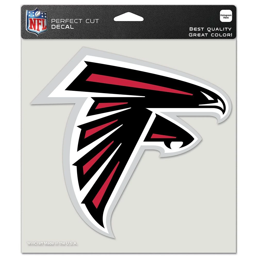 NFL Perfect Cut Decal 8X8 Falcons