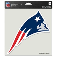 NFL Perfect Cut Decal 8X8 Patriots