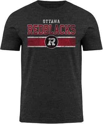 CFL T-Shirt Distressed Redblacks