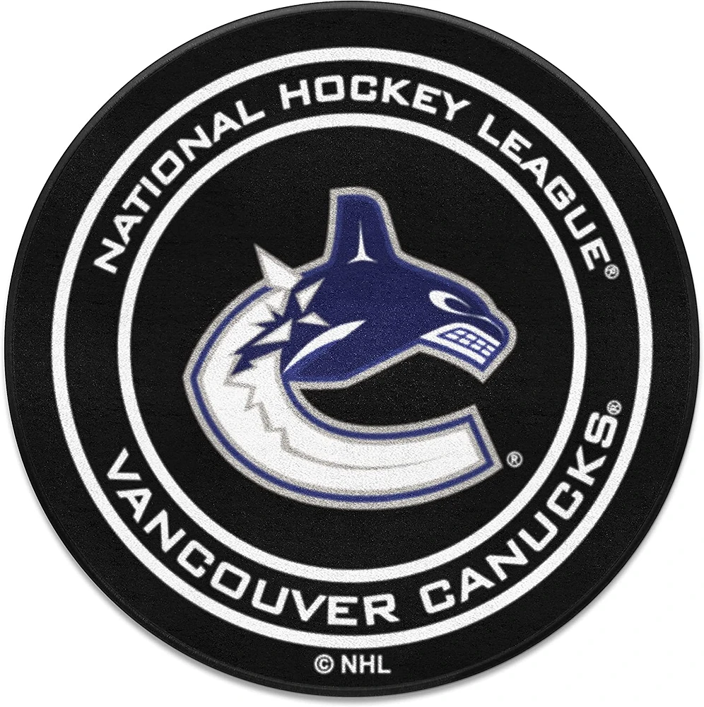 NHL Fan Mat Puck Canucks