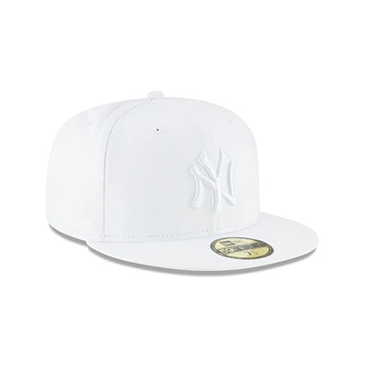 MLB Hat 5950 Tonal White Yankees