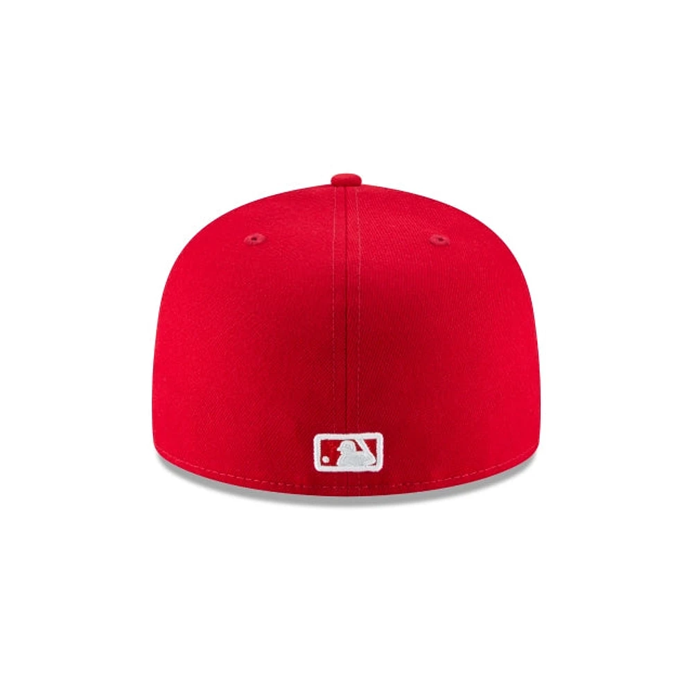 MLB Hat 5950 Basic Scarlet Red Yankees ( Undervisor