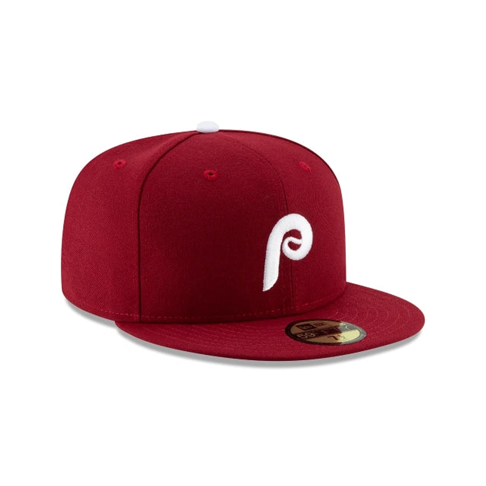 MLB Hat 5950 ACPerf Alt2 Phillies (Burgundy)