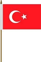Country Mini-Stick Flag Turkey