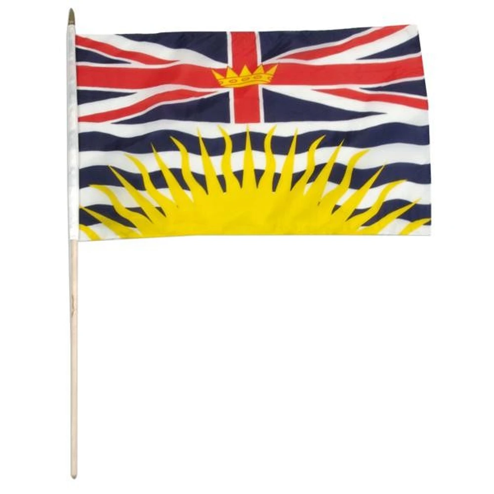 Provincial Mini-Stick Flag British Columbia