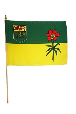 Provincial Mini-Stick Flag Saskatchewan