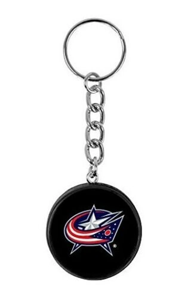 NHL Keychain Puck Blue Jackets