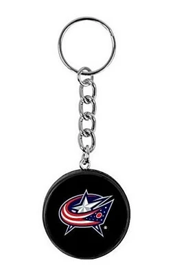 NHL Keychain Puck Blue Jackets