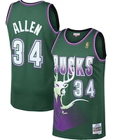 NBA Hardwood Classics Player 1996-97 Swingman Jersey Ray Allen Bucks (Green)