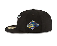 MLB Hat 5950 Cooperstown Wool World Series 1997 Marlins (Black)